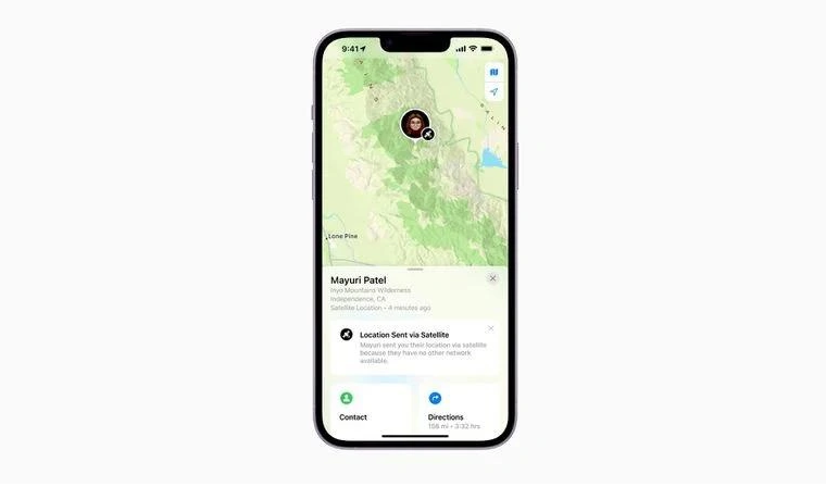 石家庄苹果14维修分享iPhone14系列中 FindMy功能通过卫星分享位置方法教程 